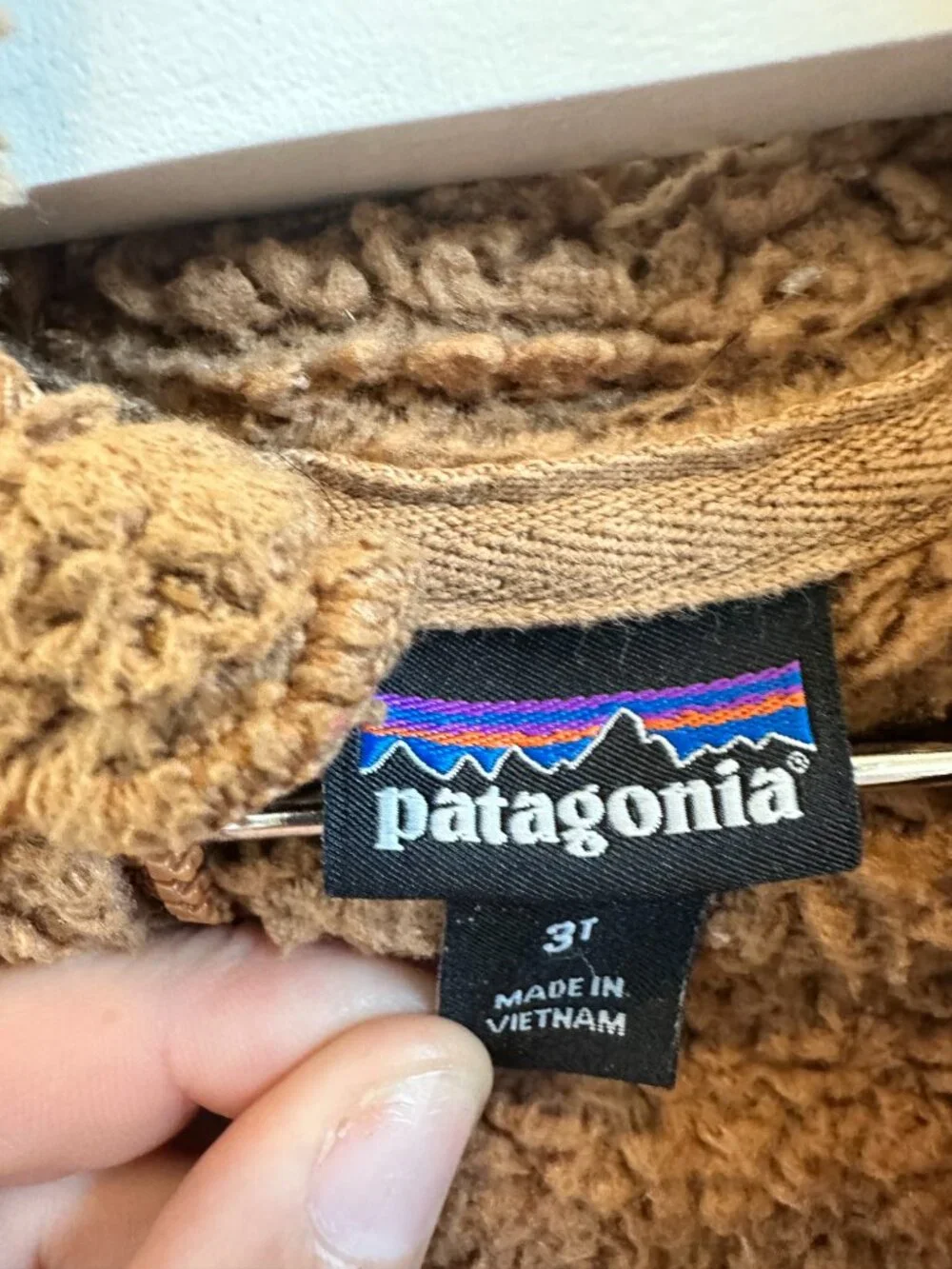 patagonia Kids Teddy Bear Fleece Zip Up Coat, 3T